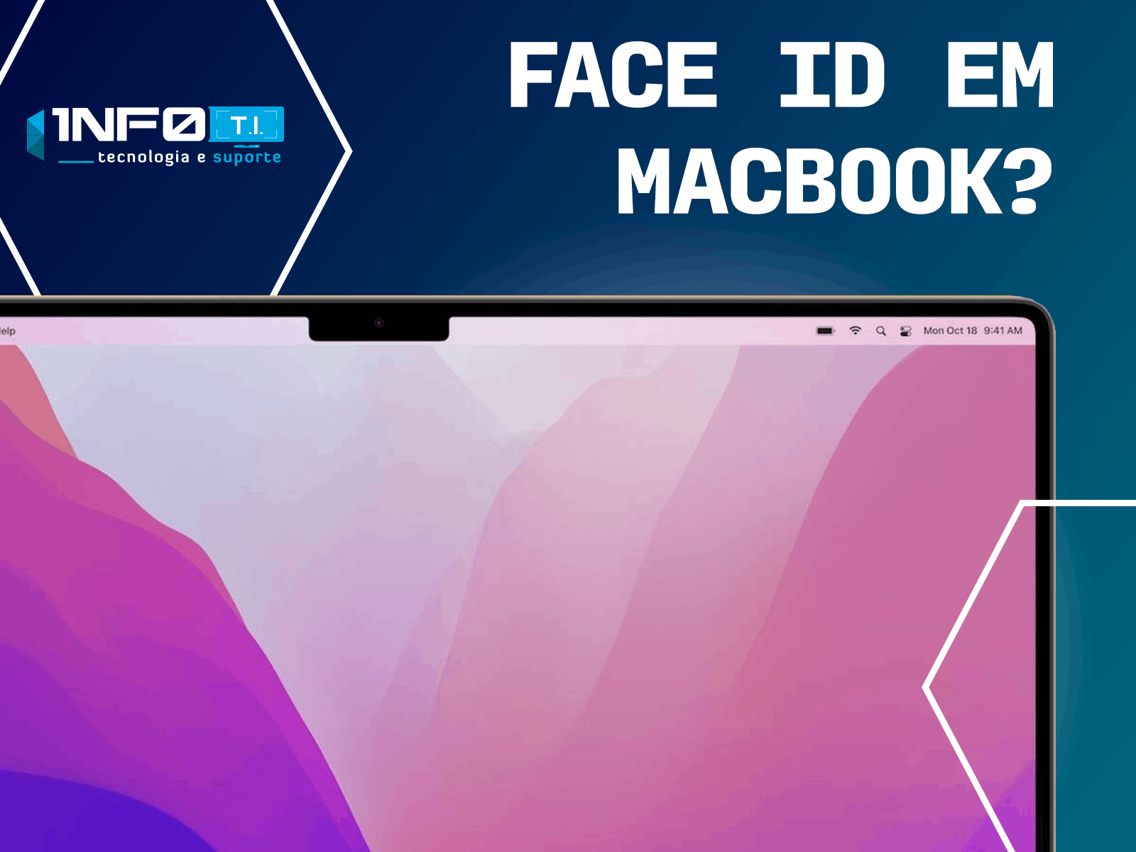 Macbooks podem ter a tecnologia FaceID Reconhecimento Facial